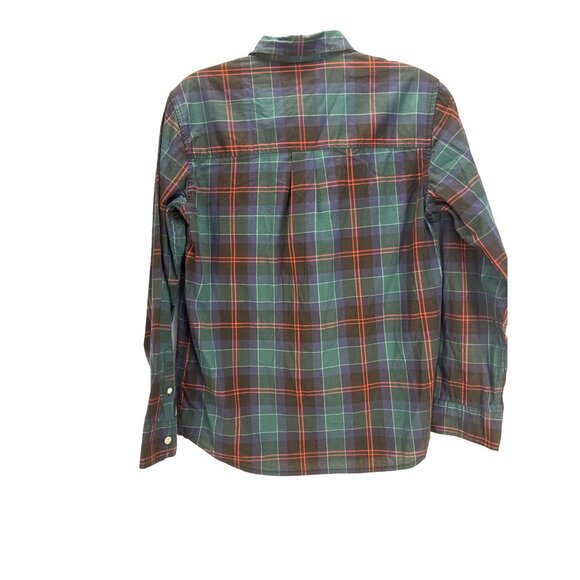 Old Navy Men's Built in Flex Plaid Button-Down Shirt Size XL Long Sleeve Cotton - Picture 6 of 7